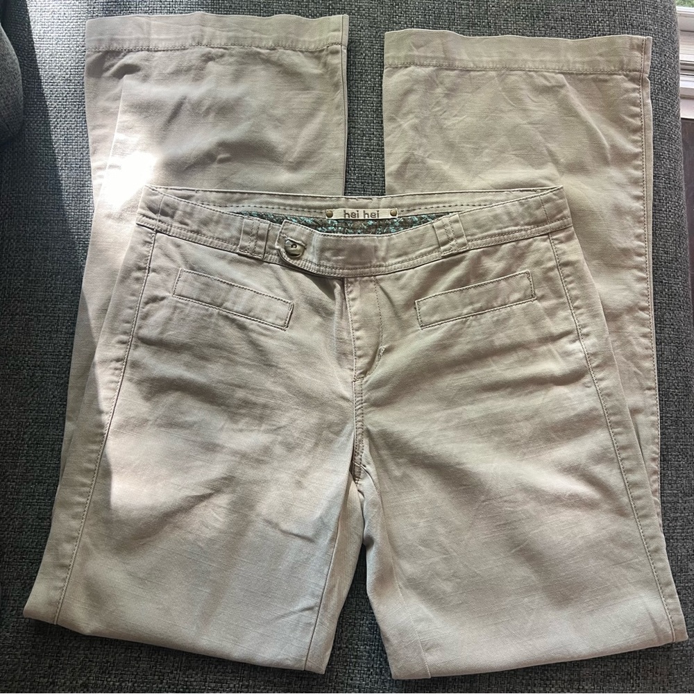 ANTHROPOLOGIE HEI HEI flare leg pants Size 12